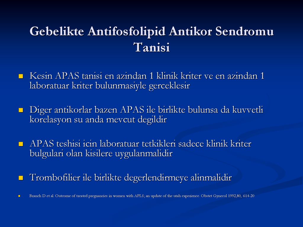 Antifosfolipit Antikor Sendromu Ppt Indir